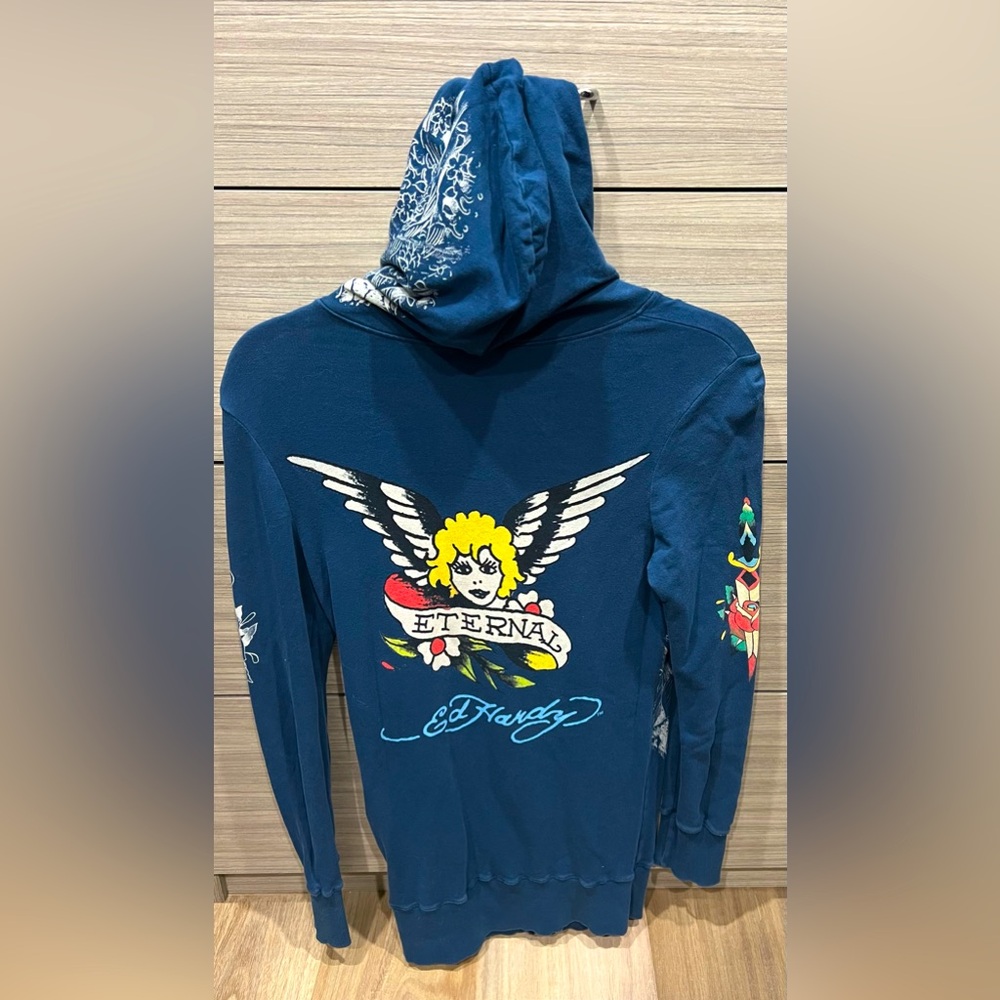 Ed Hardy Hoodie & Tunic Overprint